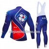Conjunto Maillot + Culotte largo con tirantes 2018 FDJ N002